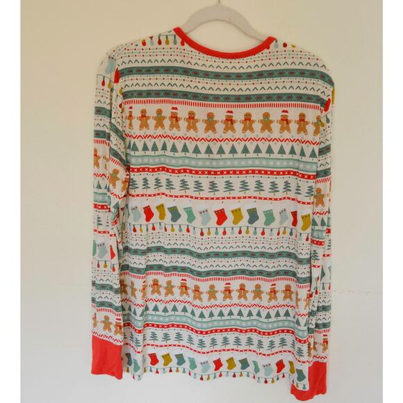 Little Sleepies Women's Pajamas Fair Isle Gingerbread Size M/L (READ) Christmas - Picture 2 of 5